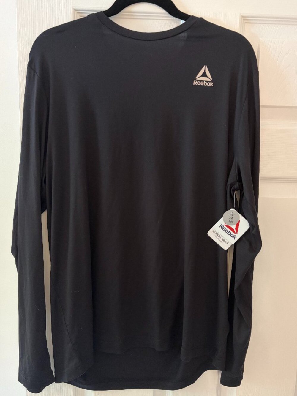 NWT Reebox Delta Core Long Sleeve T-Shirt - Black - Men's Size L